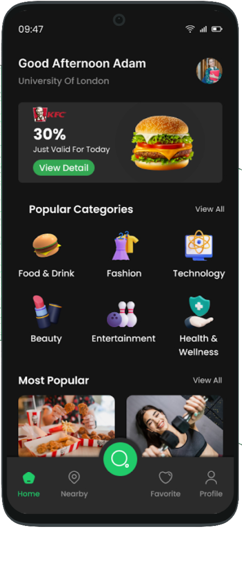 Wafferha App Screenshot